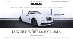 Desktop Screenshot of lomawheels.com